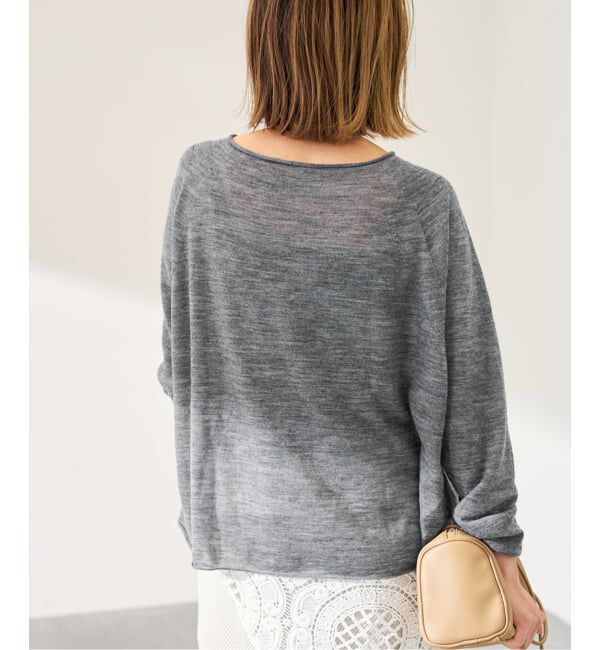 FRAMeWORK「≪手洗い可≫ウォッシャブルアルパカミックスナイロンポンチョニット」|ニット・セーター|