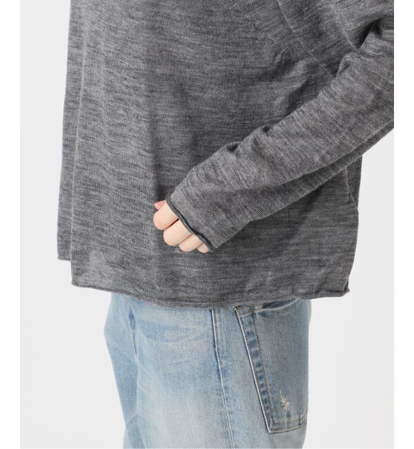 FRAMeWORK「≪手洗い可≫ウォッシャブルアルパカミックスナイロンポンチョニット」|ニット・セーター|