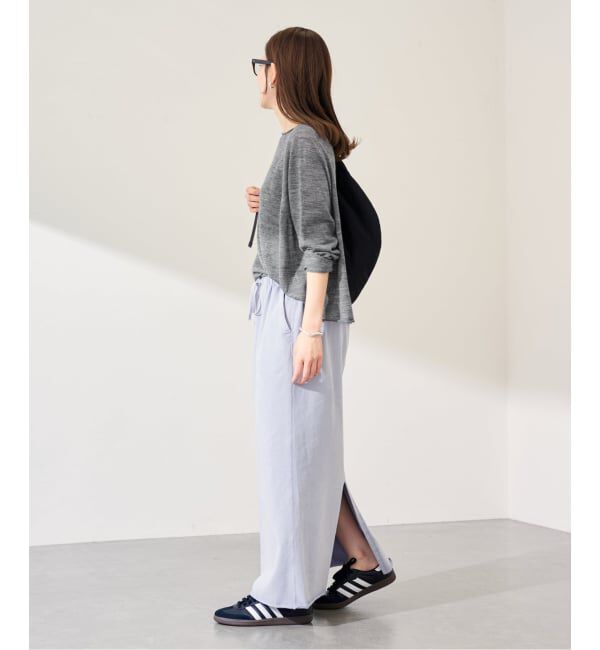 FRAMeWORK「≪手洗い可≫ウォッシャブルアルパカミックスナイロンポンチョニット」|ニット・セーター|