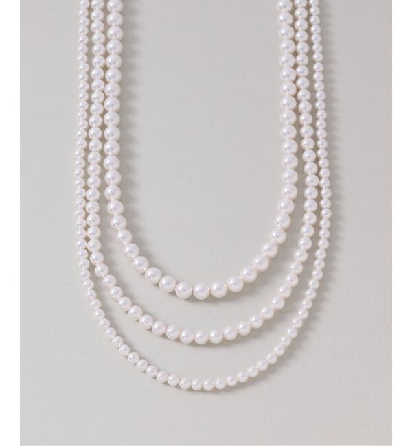 NOBLE「《追加》in mood/インムード MULTI PEARL necklace」|ネックレス|
