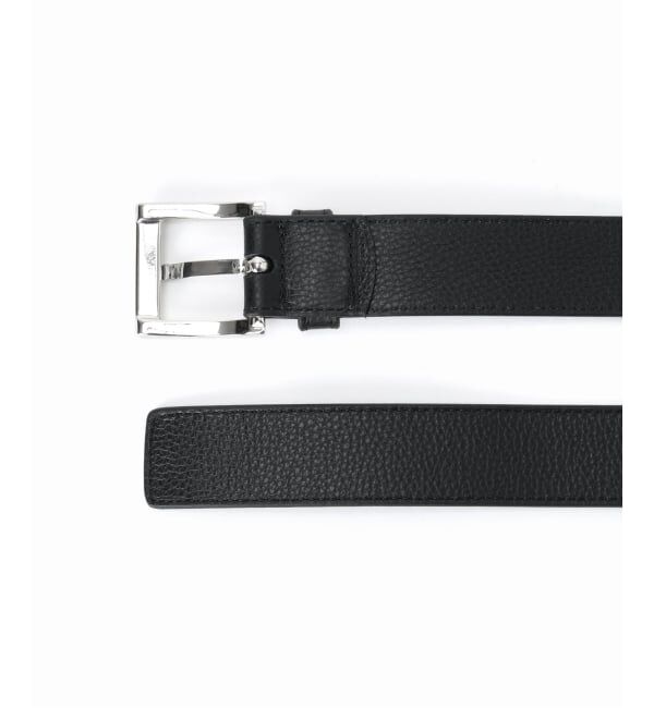 NOBLE「ATELIER AMBOISE/アトリエ アンボワーズ スクエアバックルベルト(ブラック)」|ベルト|