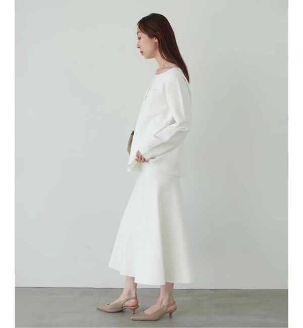 NOBLE「《セットアップ対応》ボートネックスムースニット」|ニット・セーター|