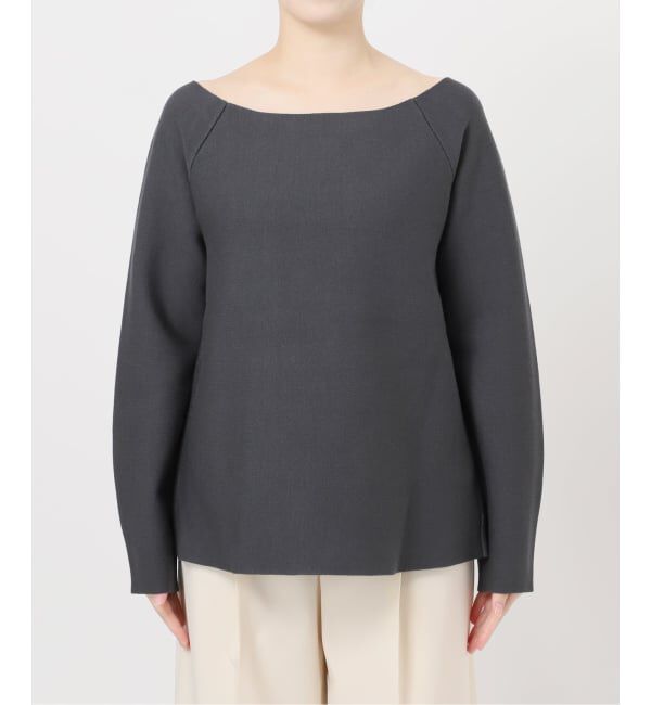 NOBLE「《セットアップ対応》ボートネックスムースニット」|ニット・セーター|