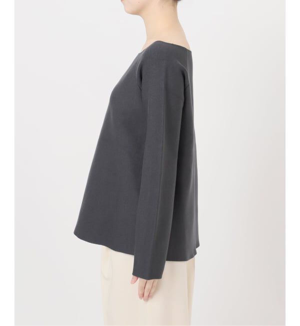 NOBLE「《セットアップ対応》ボートネックスムースニット」|ニット・セーター|