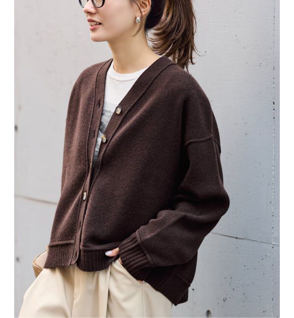 ≪WEB限定 / 追加≫AQUA Vネックカーディガン 2（FRAMeWORK）｜ルミネ