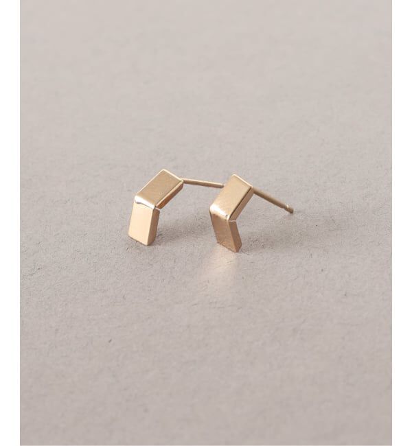 Lilas by Spick&Span「スモールベントピアス K10（両耳）」|ピアス|