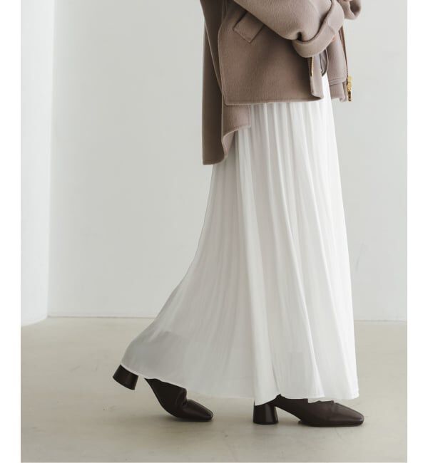 NOBLE「割線シフォンギャザースカート」|スカート|
