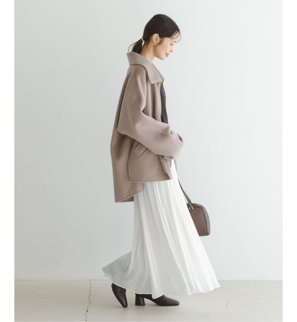 NOBLE「割線シフォンギャザースカート」|スカート|