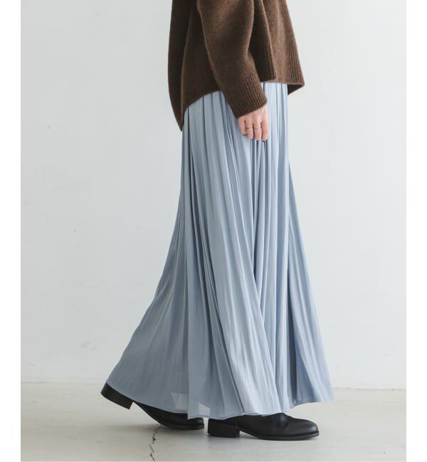 NOBLE「割線シフォンギャザースカート」|スカート|
