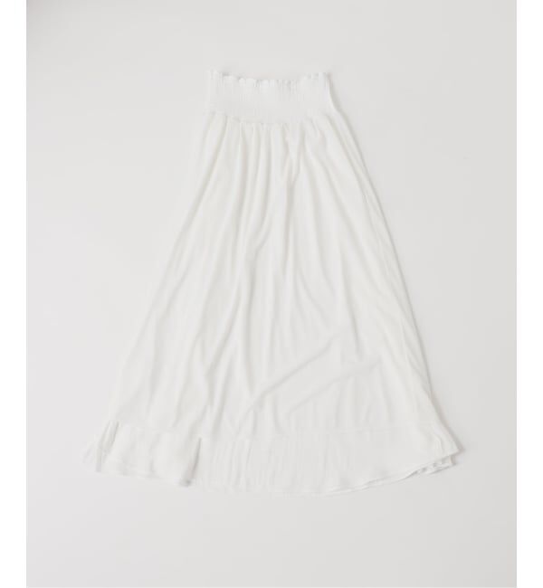 NOBLE「割線シフォンギャザースカート」|スカート|