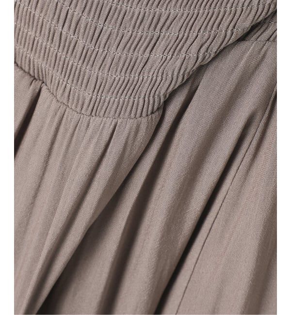 NOBLE「割線シフォンギャザースカート」|スカート|