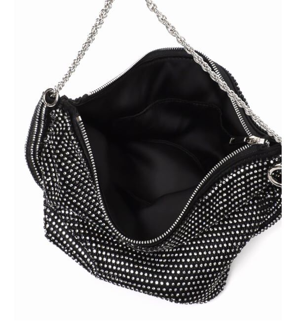 NOBLE「2WAYラインストーンバッグ」|ハンドバッグ|