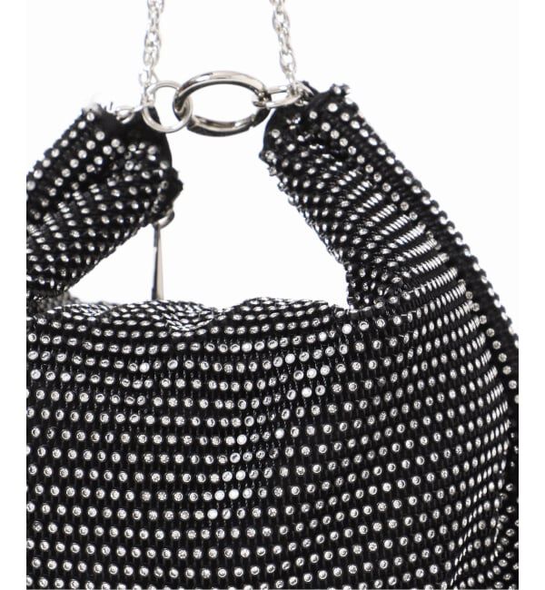 NOBLE「2WAYラインストーンバッグ」|ハンドバッグ|