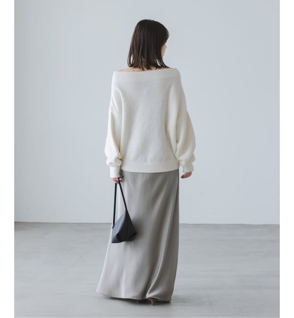 NOBLE「《WEB限定カラー・追加》ドライミックスモールニットプルオーバー」|ニット・セーター|