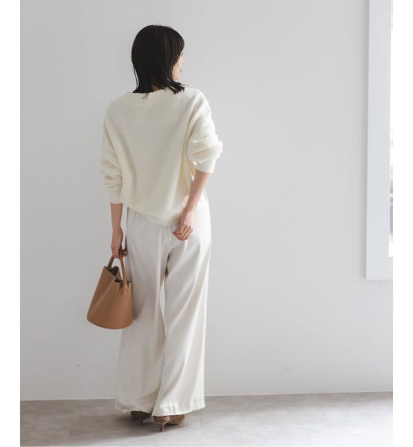 NOBLE「《WEB限定カラー・追加》ドライミックスモールニットプルオーバー」|ニット・セーター|