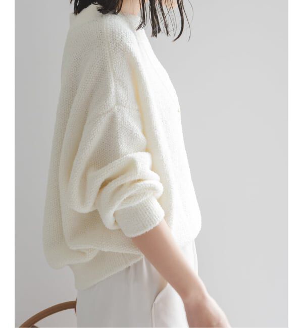 NOBLE「《WEB限定カラー・追加》ドライミックスモールニットプルオーバー」|ニット・セーター|