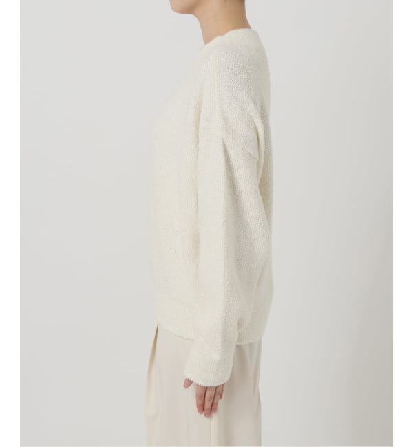 NOBLE「《WEB限定カラー・追加》ドライミックスモールニットプルオーバー」|ニット・セーター|