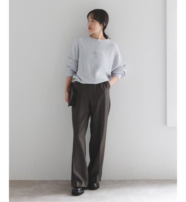 NOBLE「《WEB限定カラー・追加》ドライミックスモールニットプルオーバー」|ニット・セーター|