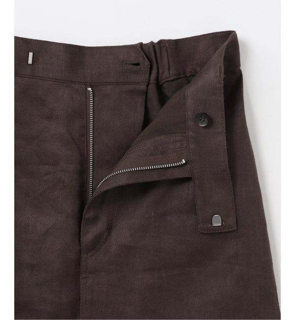 Spick and Span「《予約》リネンストレッチIラインスカート」|スカート|