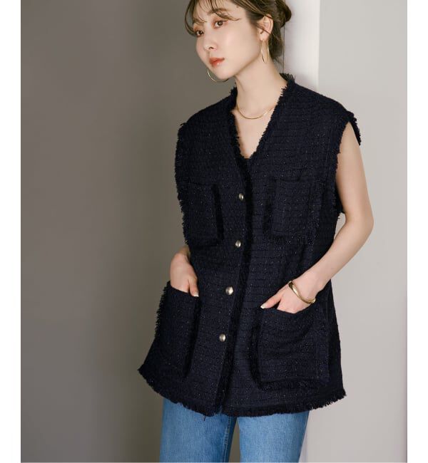 NOBLE「ラメツイードノーカラージレ」|その他|