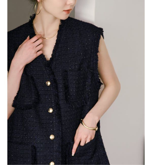 NOBLE「ラメツイードノーカラージレ」|その他|