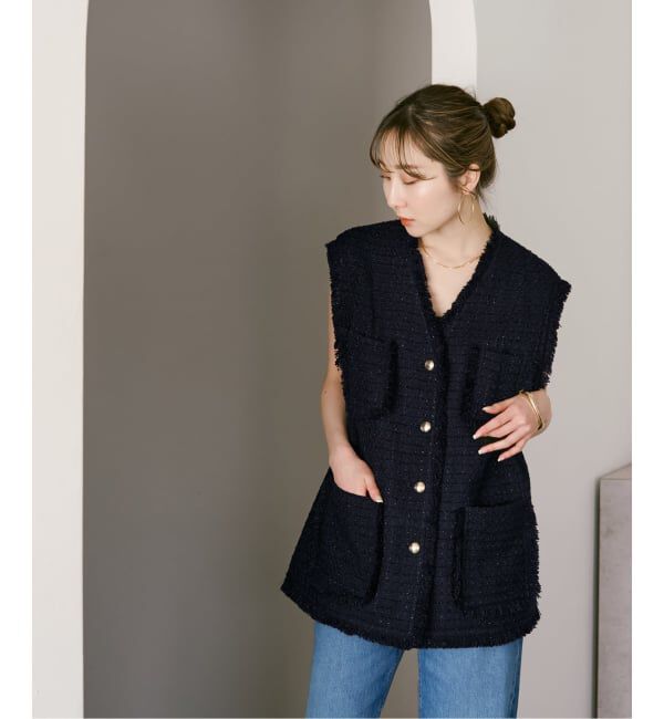 NOBLE「ラメツイードノーカラージレ」|その他|