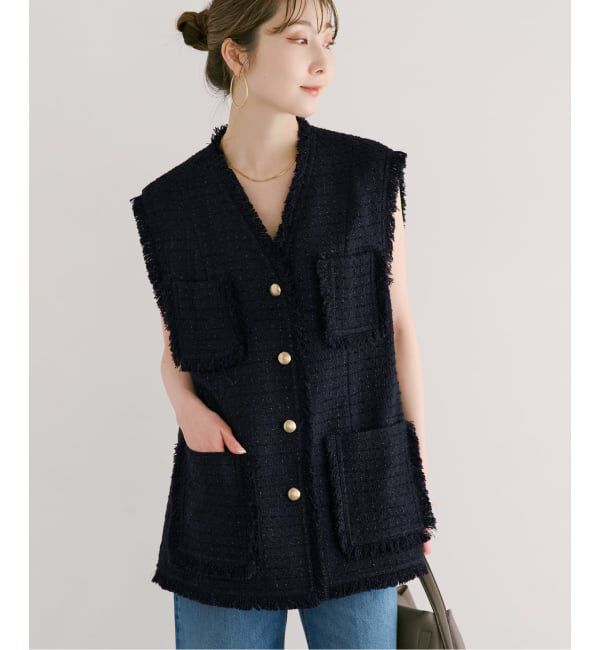 NOBLE「ラメツイードノーカラージレ」|その他|