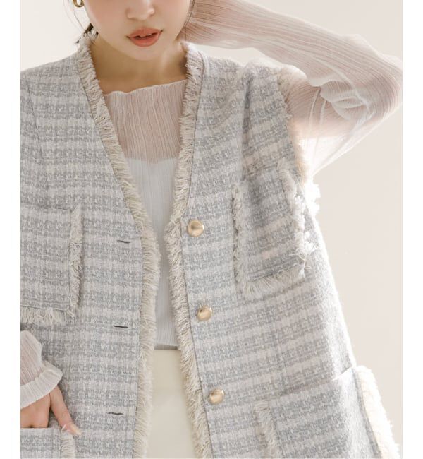 NOBLE「ラメツイードノーカラージレ」|その他|