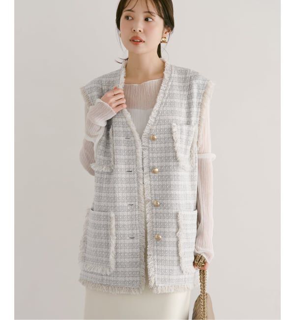 NOBLE「ラメツイードノーカラージレ」|その他|