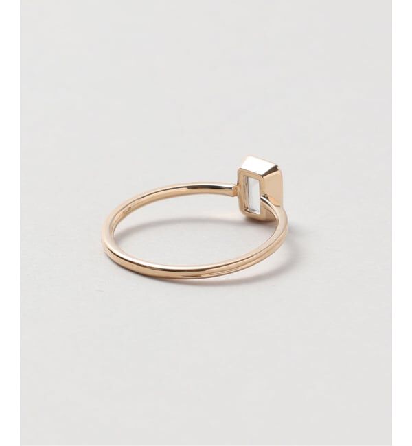 Lilas by Spick&Span「《予約》ホワイトトパーズバケットリング K10」|リング|