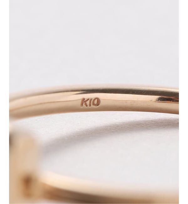 Lilas by Spick&Span「《予約》ホワイトトパーズバケットリング K10」|リング|