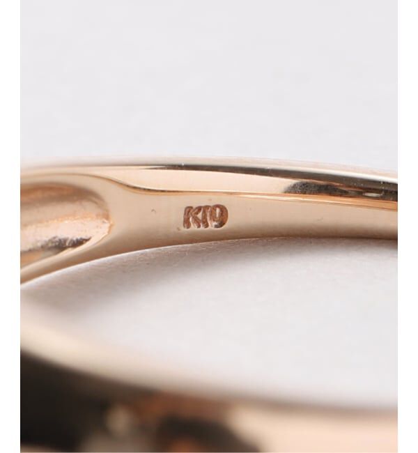 Lilas by Spick&Span「《予約》ホワイトトパーズバゲットワイドリング K10」|リング|