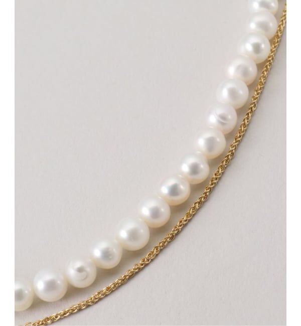 Spick and Span「jour couture / ジュール クチュール 別注パール*チェーンネックレス*」|ネックレス|