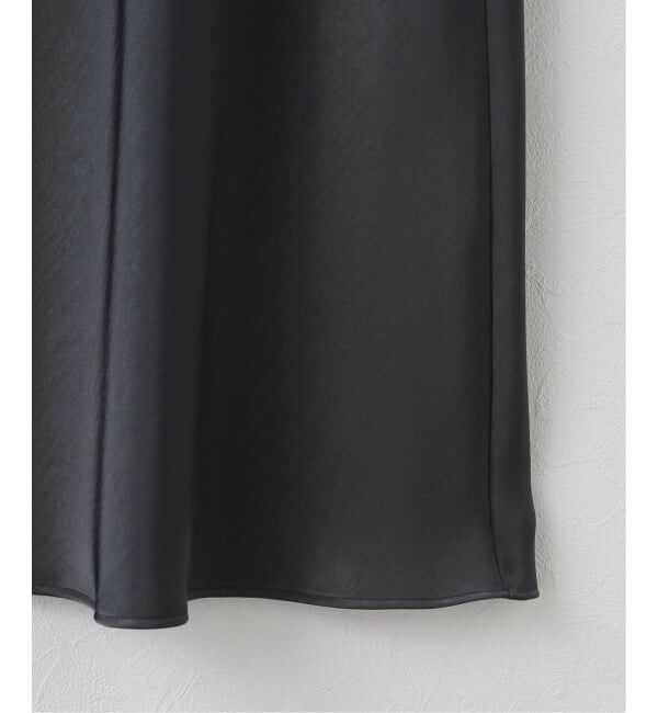 U by SPICK&SPAN「《追加》サテンロングスカート」|スカート|