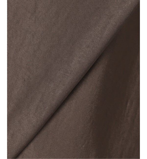 U by SPICK&SPAN「《追加》サテンロングスカート」|スカート|