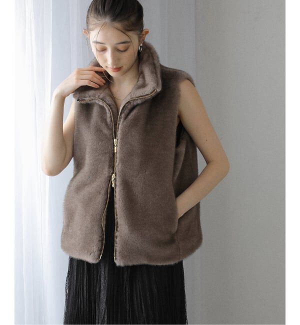  「【洗える】スタンドカラーファージレ」|その他|