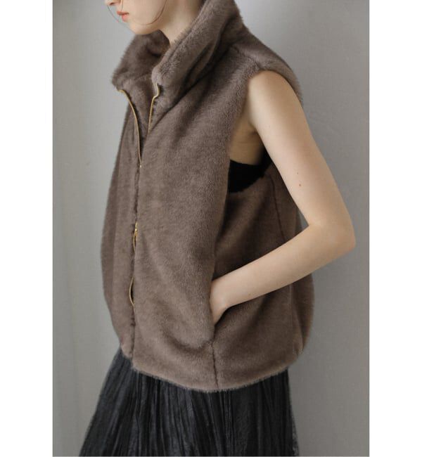  「【洗える】スタンドカラーファージレ」|その他|