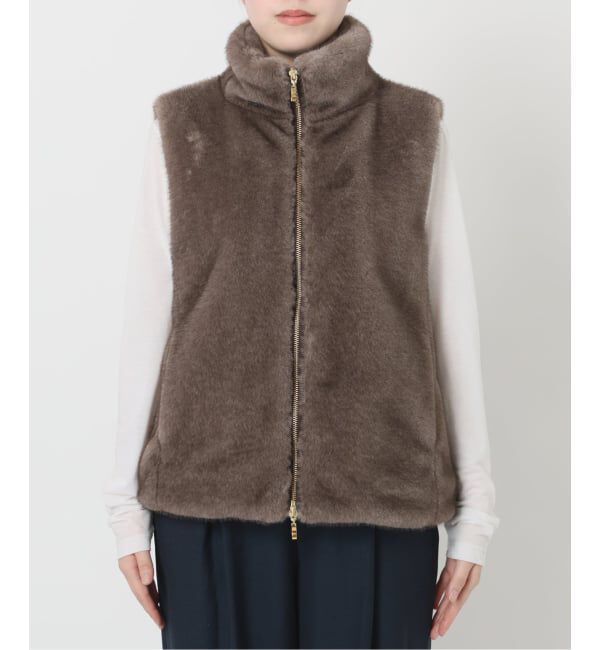  「【洗える】スタンドカラーファージレ」|その他|