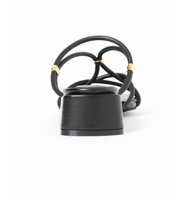  「GRISE3.5cmクロスメタルストリングサンダル」|サンダル|