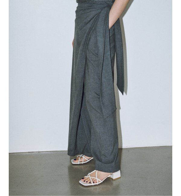  「GRISE3.5cmクロスメタルストリングサンダル」|サンダル|