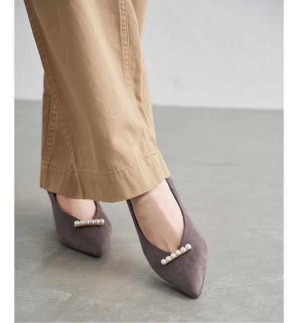  「《追加》5cmパールラインパンプス」|パンプス|