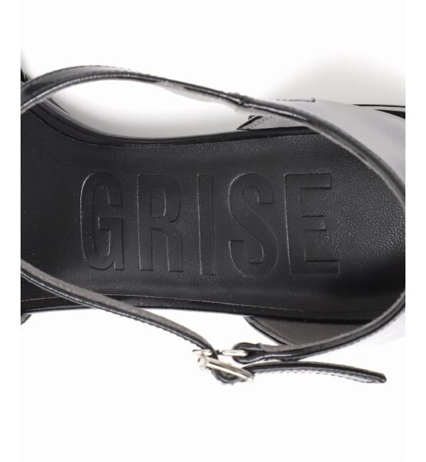 GRISE「《予約》GRISEナロースクエアコンビTストラップセパレートフラット」|その他|