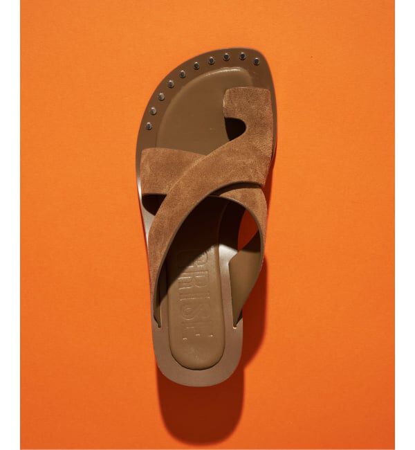 GRISE「《予約》GRISE5cmレザーEDGEトングサンダル」|サンダル|