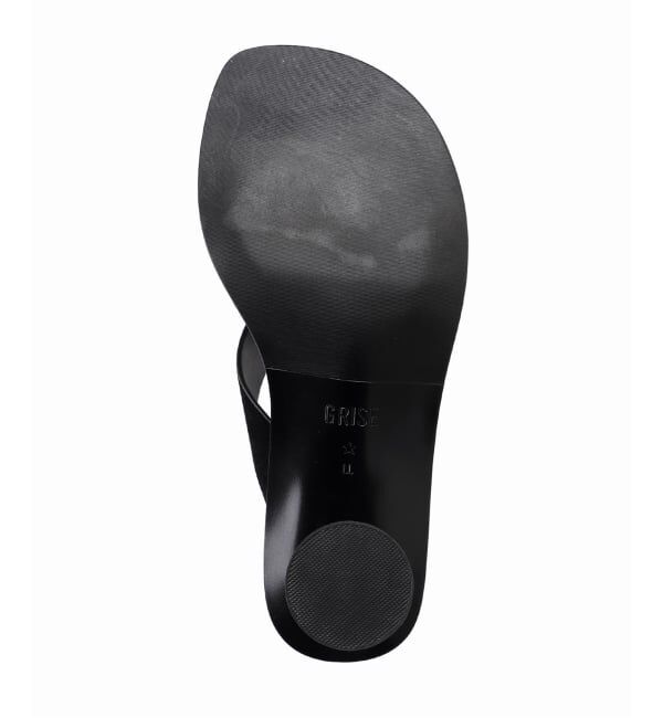 GRISE「《予約》GRISE5cmレザーEDGEトングサンダル」|サンダル|