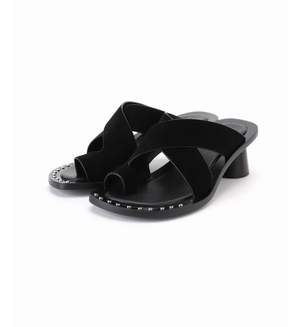 GRISE「《予約》GRISE5cmレザーEDGEトングサンダル」|サンダル|