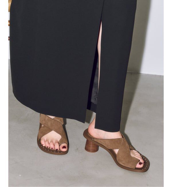 GRISE「《予約》GRISE5cmレザーEDGEトングサンダル」|サンダル|