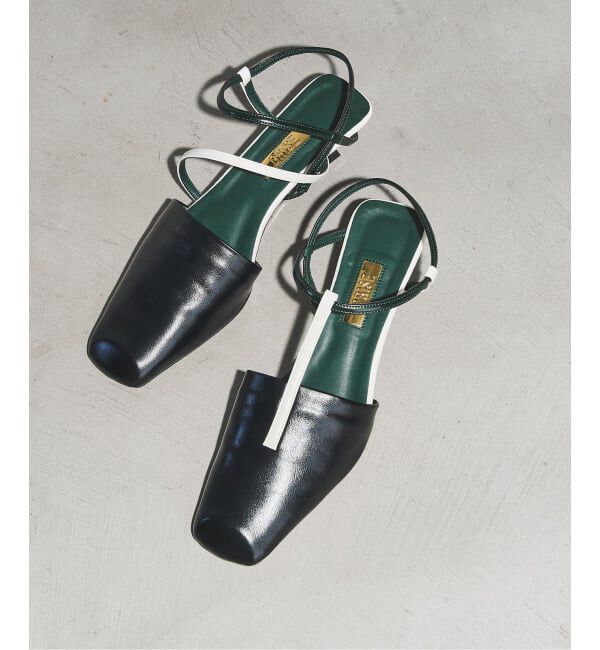 GRISE「《予約》GRISE4cmスクエアARTYスリングバック」|パンプス|