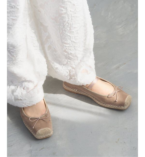  「《予約》スクエアエスパドリーユバレエ」|バレエシューズ|
