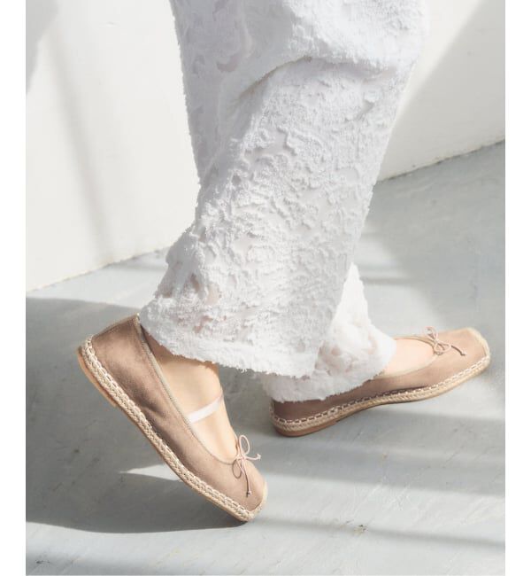  「《予約》スクエアエスパドリーユバレエ」|バレエシューズ|