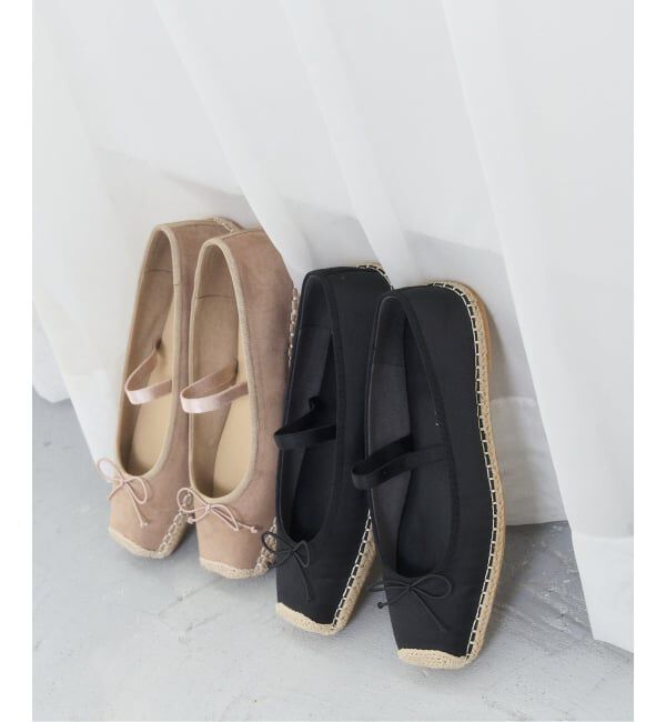  「《予約》スクエアエスパドリーユバレエ」|バレエシューズ|